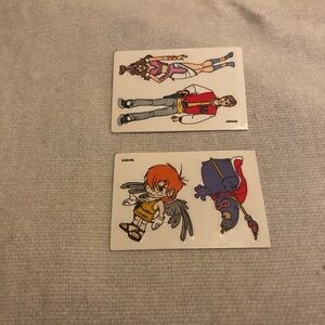 Vintage Nintendo of America vending machine stickers.